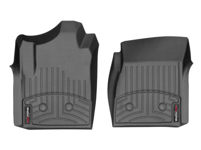 WeatherTech FloorLinerTM DigitalFit; Black; Front 449341V