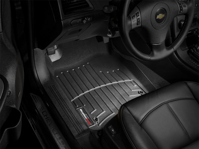 WeatherTech FloorLinerTM DigitalFit; Black; Front 442261