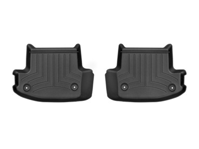 WeatherTech FloorLinerTM DigitalFit; Black; Rear; 2 Pieces 449373