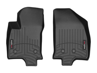 WeatherTech FloorLinerTM DigitalFit; Black; Front 449381