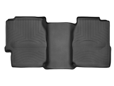 WeatherTech FloorLinerTM DigitalFit; Black; Rear; Underseat Coverage 440622