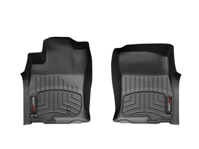 WeatherTech FloorLinerTM DigitalFit; Black; Front 442861