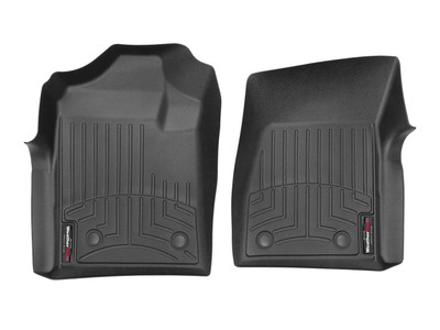 WeatherTech FloorLinerTM DigitalFit; Black; Front 443431