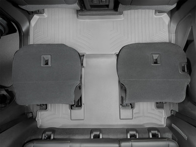 WeatherTech FloorLinerTM DigitalFit; Gray; Rear and Third Row; 1 Piece 4612282