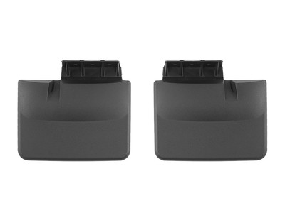 WeatherTech MudFlap No-Drill DigitalFit; MidFlap; Black 110151