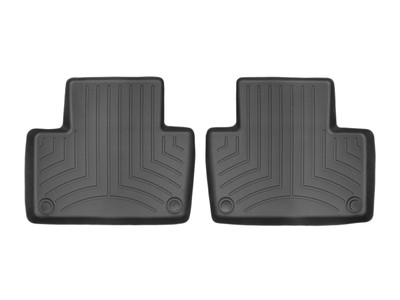 WeatherTech FloorLinerTM DigitalFit; Black; Rear; 2 Pieces 448284
