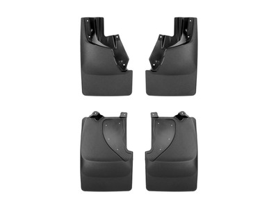 WeatherTech MudFlap No-Drill DigitalFit MudFlap Kit; Black 110162-120162