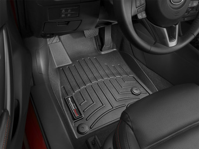 WeatherTech FloorLinerTM DigitalFit; Black; Front 444861