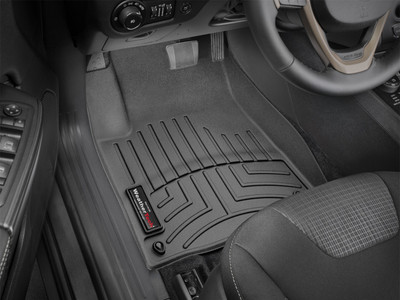 WeatherTech FloorLinerTM DigitalFit; Black; Front 448331