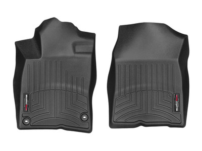 WeatherTech FloorLinerTM DigitalFit; Black; Front 449431