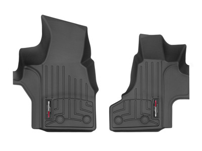 WeatherTech FloorLinerTM DigitalFit; Black; Front 4414111V