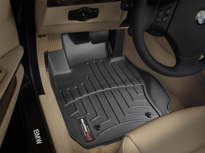 WeatherTech FloorLinerTM DigitalFit; Black; Front 441461