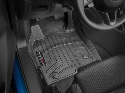 WeatherTech FloorLinerTM DigitalFit; Black; Front 444191