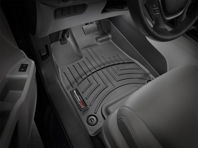 WeatherTech FloorLinerTM DigitalFit; Black; Front 448391