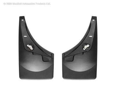 WeatherTech MudFlap No-Drill DigitalFit; Black 110009