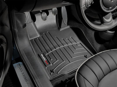 WeatherTech FloorLinerTM DigitalFit; Black; Front 443551