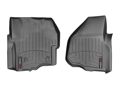 WeatherTech FloorLinerTM DigitalFit; Black; Front 445841