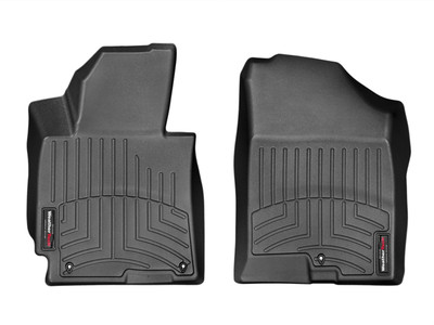 WeatherTech FloorLinerTM DigitalFit; Black; Front 446861