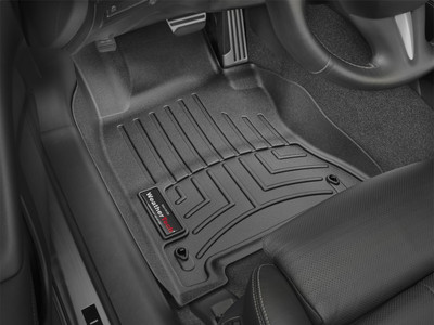 WeatherTech FloorLinerTM DigitalFit; Black; Front 445861