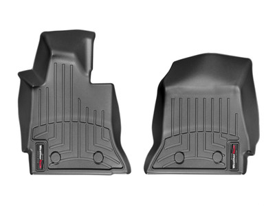 WeatherTech FloorLinerTM DigitalFit; Black; Front 445891