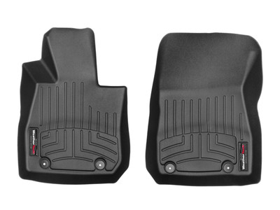 WeatherTech FloorLinerTM DigitalFit; Black; Front 448481
