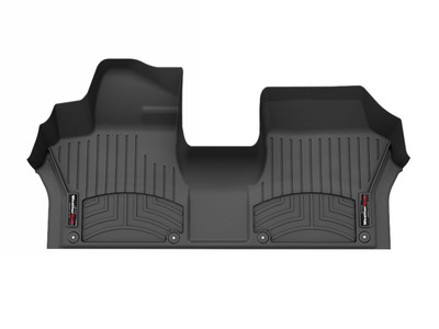 WeatherTech FloorLinerTM DigitalFit; Black; Front; Over The Hump 4418241