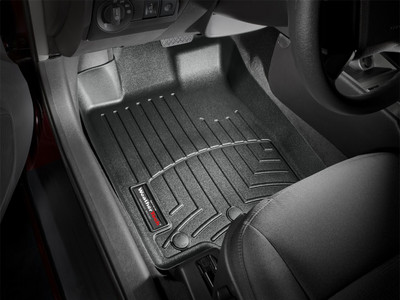 WeatherTech FloorLinerTM DigitalFit; Black; Front 442991