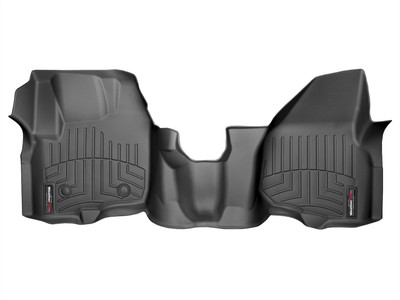 WeatherTech FloorLinerTM DigitalFit; Black; Front; Over The Hump 444341