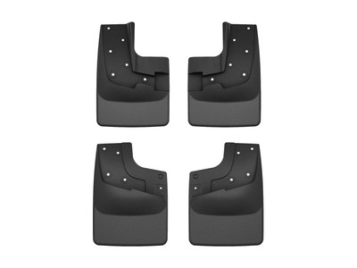 WeatherTech MudFlap No-Drill DigitalFit MudFlap Kit; Black 110187-120187