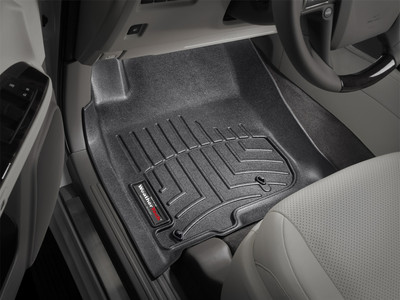 WeatherTech FloorLinerTM DigitalFit; Black; Front 443611