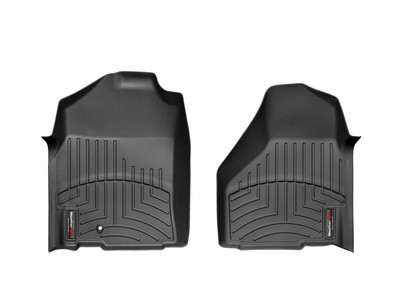 WeatherTech FloorLinerTM DigitalFit; Black; Front 442381