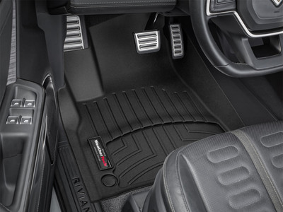 WeatherTech FloorLinerTM DigitalFit; Black; Front 4417341