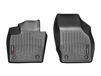 WeatherTech FloorLinerTM DigitalFit; Black; Front 444391