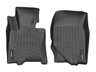 WeatherTech FloorLinerTM DigitalFit; Black; Front 448681