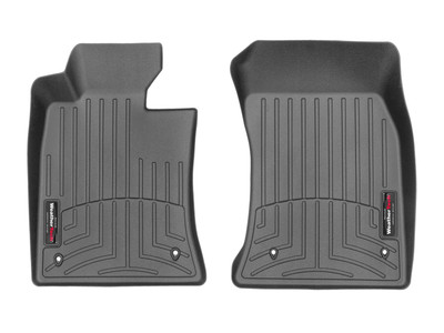 WeatherTech FloorLinerTM DigitalFit; Black; Front 441361