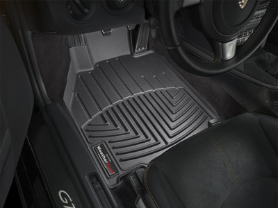 WeatherTech FloorLinerTM DigitalFit; Black; Front 442461