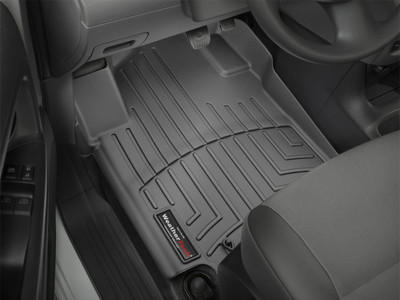 WeatherTech FloorLinerTM DigitalFit; Black; Front 447211