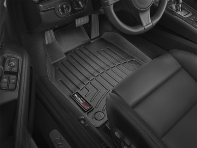 WeatherTech FloorLinerTM DigitalFit; Black; Front 447241