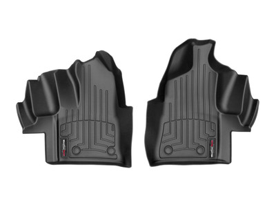 WeatherTech FloorLinerTM DigitalFit; Black; Front 449751V