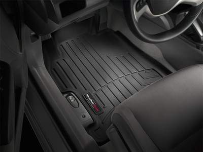 WeatherTech FloorLinerTM DigitalFit; Black; Front 440901