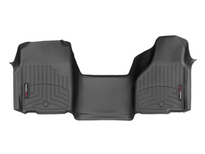 WeatherTech FloorLinerTM DigitalFit; Black; Front; Over The Hump 449831V