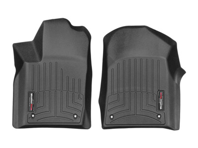 WeatherTech FloorLinerTM DigitalFit; Black; Front 448751