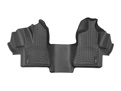 WeatherTech FloorLinerTM DigitalFit; Black; Front; Over The Hump 447391