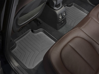 WeatherTech FloorLinerTM DigitalFit; Black; Rear; 2 Pieces 447482