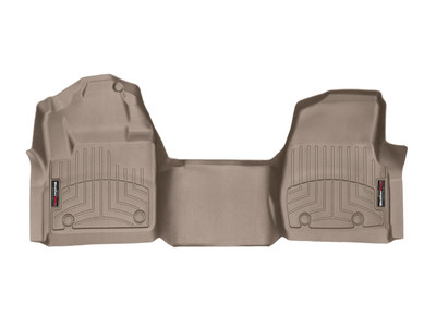 WeatherTech FloorLinerTM DigitalFit; Tan; Front; Over The Hump 4510281