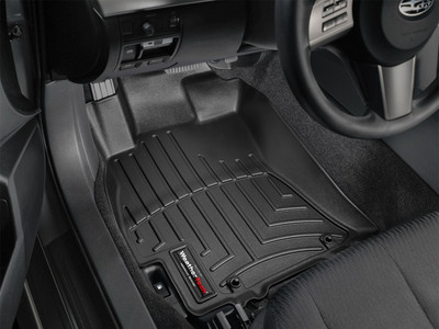 WeatherTech FloorLinerTM DigitalFit; Black; Front 442591