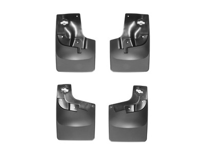 WeatherTech MudFlap No-Drill DigitalFit MudFlap Kit; Black 110052-120052