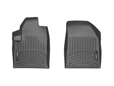WeatherTech FloorLinerTM DigitalFit; Black; Front 444691