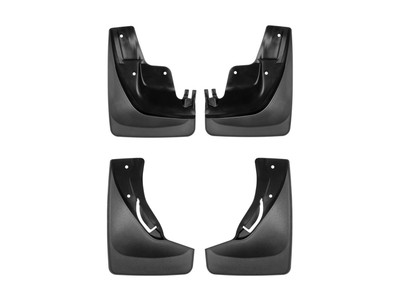 WeatherTech MudFlap No-Drill DigitalFit MudFlap Kit; Black 110058-120058
