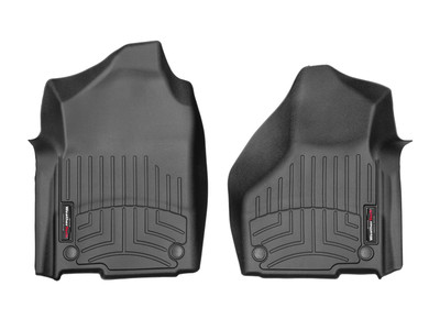 WeatherTech FloorLinerTM DigitalFit; Black; Front 4415801